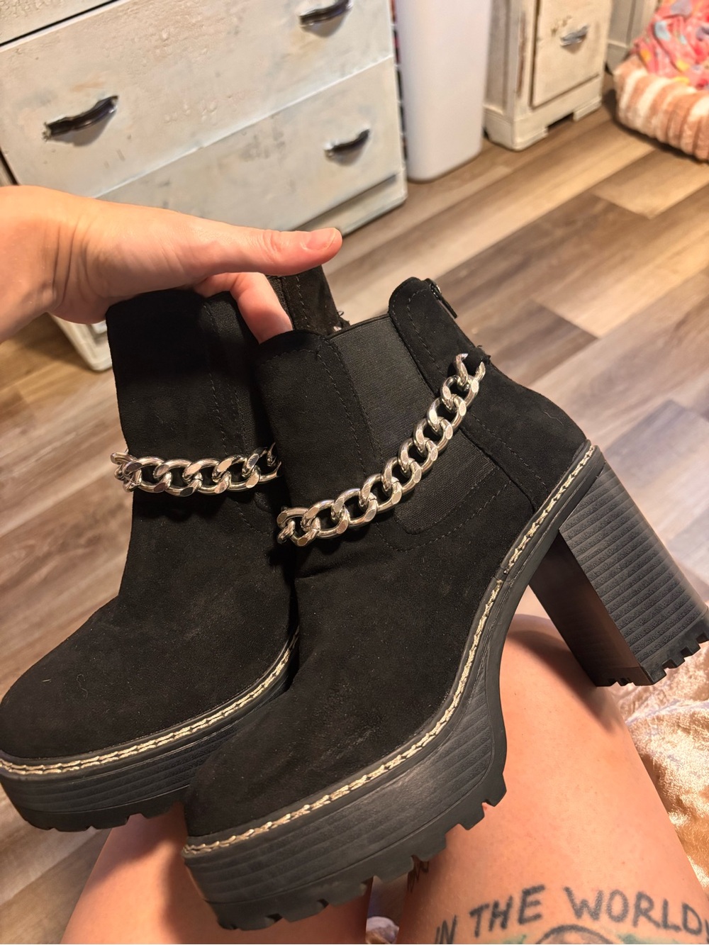 Olivia Miller Platform Booties